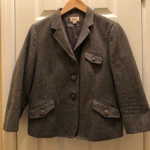 Fossil wool blazer